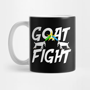 Goat Fight with Pool Noodles Mug